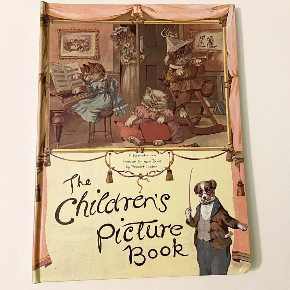 Vintage 1980 The Childrens Picture Book by Ernest Nister Reproduction